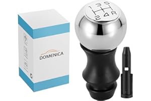 DOMENICA 5 Gang Schaltknauf Schalthebel Kompatibel für Peugeot 106 107 205 206 207 301 306 307 308 406 407 408 508 605 806 807 2008 3008 5008 Citroen C2 C3 C4 C5 Picasso Saxo Xsara Elysee