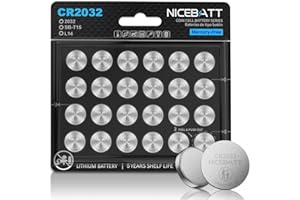 CR2032 Batterien 24 Stück Langanhaltende Leistung Knopfzellen für AirTag, Autoschlüssel, 3V Lithium Knopfzelle
