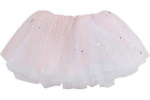 Tancefair Gonna Tulle Bambina Gonna tutù di Balletto per Ragazze,Tulle a 4 Strati Gonne tutù da Ballo per Vestirsi Costume Festa di Compleanno della Principessa