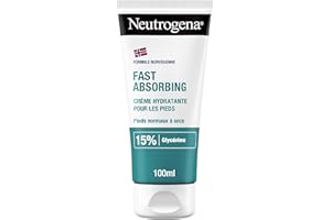 Neutrogena – Crème Hydratante Pieds Absorption Rapide (tube de 100 ml) – Crème pour les pieds normaux à secs avec 15% de glycérine – Soin pieds haute tolérance hydratation 24 h