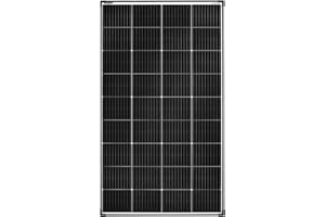 enjoy solar® 210W 12V Monokristallines Solarmodul, 182mm Solarzellen 10 Busbars Solarpanel ideal für Wohnmobil, Balkonanlage, Gartenhäuse, Boot
