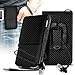Price comparison product image Aventus (Carbon Black) Samsung Galaxy A5 (2017) Case High Quality Faux Leather Vertical Executive Pouch Holster Belt Clip Cover Case, Includes Stereo Aluminium Earphones