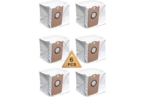 CHUANCHENG 6er-Pack auslaufsichere Staubbeutel mit großer Kapazität für Proscenic M7 Pro M8 Pro, für Neabot NoMo N1+, N1 Plus, N2 Staubsauger-Zubehör