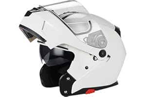 BHR Casco Modulare Moto con Doppia Visiera 805 POWER | Casco Moto Integrale Omologato ECE con Visiera Doppia Antigraffio | Casco Moto Modulare Uomo & Donna