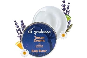 Di Palomo Vegan Tuscan Dreams Body Butter 200ml. Body Moisturiser & Body Lotion. Shea Butter Body Butter with Skin Care. Body Butter for Women & Body Moisturiser for Women.