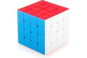 Maomaoyu Zauberwürfel 4x4 4x4x4 Original Speed Stickerless Magic Cube Puzzle Magischer Würfel für Schneller und Präziser mit Lebendigen Farben
