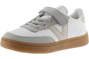 victoria Basket Unisex Oslo Efecto Piel & Piezas En Contraste & Cordón Elástico & Tira Adherente 1256102 para Niños