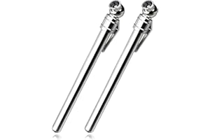 SNBUHA 2 Pièces Manomètre de Pression des Pneus, Portable Jauge de Pneu, Crayon Jauge Pression Pneu pour Voitures, SUV, Camion