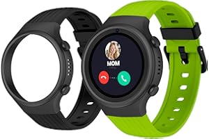 SPC Smartee 4G Junior - Smartwatch for children with GPS, video calls, and SOS button | 1.2” screen, double strap green and black, and tracker mode | School Mode | Management from Smart Clan app