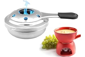 MURMAN Quemador De Alcohol, Pequeño Quemador De Fondue De Acero Inoxidable, Hornilla De Alcohol, Hornilla De Fondue Quemador, Estufa De Alcohol, Portátil Quemador De Alcohol Para Hornear Picnic Camping