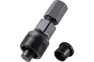 Caremore Outil de démontage de manivelle, extracteur de manivelle de vélo, extracteur de bras de pédalier compact, poulie de pédalier électrique, outil de réparation pour vélos, noir