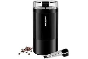 SHARDOR Electric Coffee Grinder with Safe and Durable 304 Stainless Steel Blades,Fast Grinding for Coffee Beans, Dried Spice, Nuts, Herbs with Cleaning Brush