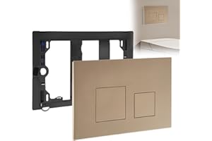 HOYIYOBI Plaque de Commande WC suspendu, Compatible Geberit Sigma 20, UP300 & UP320, avec Système Double Chasse, Silencieuse, Durable et économe en Eau