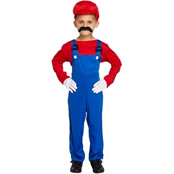 Super Workman Fancy Dress Costume, Red - Small (4-6) - View 6