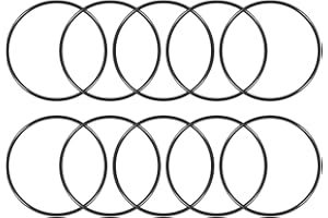 UXCELL sourcingmap Nitrile Rubber O-Rings 155mm OD 143.6mm ID 5.7mm Width, Metric Sealing Gasket, Pack of 10