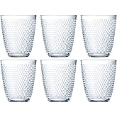 Luminarc Concept Pampille Set of 6 Tall Glasses 31cl Glass Soda Suitable Refrigerator Not Suitable Microwave Recyclable | Tra
