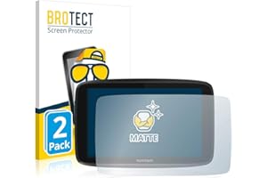 brotect Screen Protector Anti-Glare compatible with TomTom GO 6250 (2 Pack) Screen Protector Matte, Anti-Fingerprint Protection Film