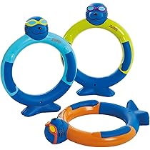 Speedo Spinning Dive Toys IU Training Material, Unisex, Multi-Coloured ( Galinda/Emerald/Turquoise/Orange), One Size