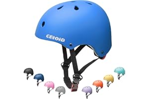 CELOID Kinder Fahrradhelm, Kleinkind Skateboard Helme für Alter 3-5-8-10-16 Jahre Jungen Mädchen, verstellbare Multi-Sport Fahrrad Skateboarding Fußball Roller Skating Roller