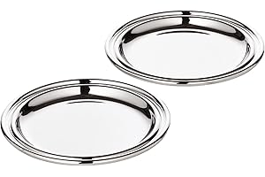 EDZARD sottobicchiere Astoria, 2 pezzi, argento pregiato placcato e antiossidante, diametro 11 cm