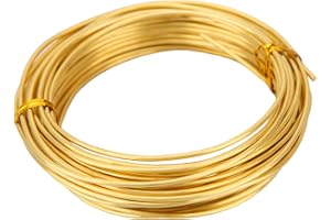 ZDLSDL mässingstråd, mässingstråd 2 mm, mässingstråd diameter Ø 2 mm, längd 10 m