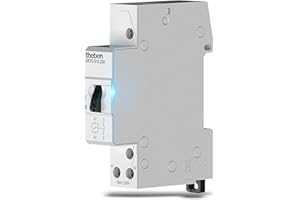 Theben 3120120 Okto S12-230 Stromstoßschalter I Stromstoßrelais I 230V I Elektromechanisch I DIN-Schiene I Hutschiene I 1 Schließer I LED BIS 200W I Lichtsteuerung (1er Pack)