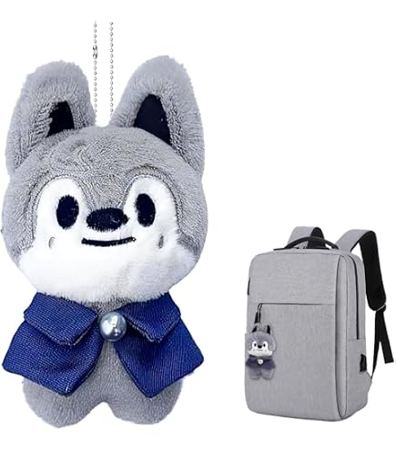Porte-clés Stray Kids SKZoo Peluche Magnétique 10cm - Collection ATE - Fan Merchandising Mignon