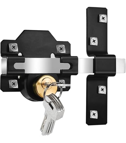 Serratura Per Basculante/garage Cilindro A Profilo Europeo Interasse 70 Mm, Senza Leva Per Sblocco Interno | Leroy Merlin - Foto 5