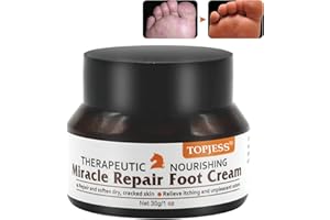 TOPJESS Creme de pied d'athlete, Crème à l'huile de cheval, Anti fongique creme, Anti fungal, traite efficacement le pied du pied, guerit et previent les infections fongiques, anti-gerçage, béribéri