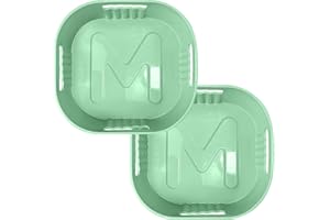 Moleath Akcesoria Air Fryer, 2 szt. silikonowa forma do Philips Airfryer 3000 4,1L (HD9252, HD9255), Frytkownica bezolejowa, wielokrotnego użytku zamiast papieru do pieczenia Air Fryer akcesoria