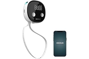 ‎CECOTEC Cecotec Digitales Maßband mit Bluetooth, LED-Display und App Surface Precision Body. Überwachen Sie Ihre Körpermaße, synchronisieren Sie einfach mit Ihrem Smartphone, Personalisierungsfunktion