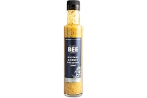 Honey & Mustard Dressing from The Scottish Bee Company - Made Using Locally Sourced Blossom Honey and Mustard Seeds for Zingy Salads