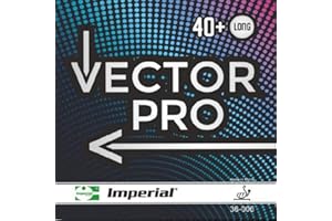 Imperial Vector PRO | Rivestimento per Tennis Tavolo Cinese | Puntini Lungo | Difensivo | Omologato ITTF