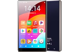 Reproductor MP3 con Bluetooth y WiFi, Reproductor de Música Oilsky de 80GB con Spotify, Reproductor MP4 Android 1080P de 4,7 Pulgadas con Pandora, Audible (Morado)