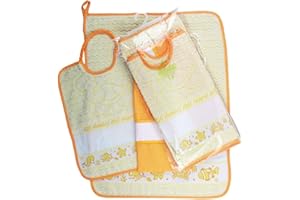 Bubabù COM109-GIAL Completo Asilo Amici del Mare, Giallo, 3 pezzi