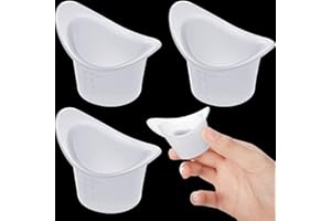 NUANCHU 3 Pièces 8 ml Gobelet de Lavage Oculaires Gobelet de Lavage de Yeux Doux Gobelet de Lavage dOeil Réutilisable Tasse Lave-Oeil Gobelet Lave-Oeil portable pour Soin Nettoyage de Yeux