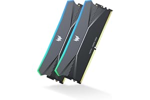 Acer Predator Hera DDR5 RGB RAM 32GB (16GBx2) 7200MHz CL34 Computer Memory (PC5-57600) AMD EXPO Intel XMP Compatible, Black