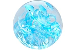 PFRONTEN Petite sulfure - petits dauphins sur une vague. Rêve Boule, boule de verre, Presse-papier, Désir-Boule