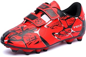 AOIKOY Scarpe da Calcio Bambino FG/AG Professionale All'aperto Sportivo Scarpe da Allenamento Teenager Bambini Scarpe Calcetto Spike Tacchetti 28-38 EU