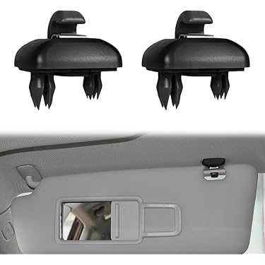 Support Pare-soleil (attelle Visière) Pour BMW - 2 Pièces Beige - Référence 51168243575 - Neuf - Compatible 1999 Et Plus