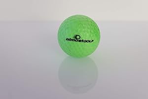 Almost Almostgolf Lot de 10 balles de Golf Vert Fluo 43 mm