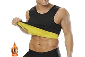 NOVECASA Canotta Sauna Uomo Neoprene Gilet Dimagrante Body Shaper Ginnastica per Sudare Bruciare i Grassi Allenamento Muscolare