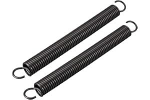UXCELL Sourcingmap Extension Spring - 2.5mm Wire Dia, 18mm OD, 180mm Free Length Spring Steel Small Dual Hook Tension Spring 2pcs