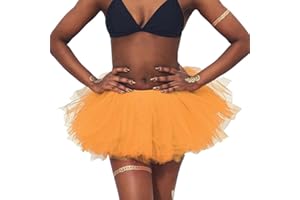 Flovel Gonna tutù in Tulle Gonna Danza Classica a Strati Gonna in Costume da Festa con Elastico Fantasia per Donne e Ragazze