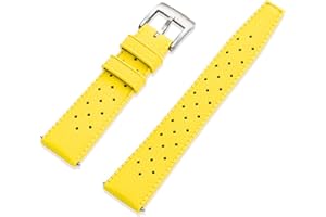 Niziruoup Bracelet de Montre Caoutchouc Fluoré 18mm 20mm 22mm Tropical Style Ventilé Dégagement Rapide Original FKM Bracelets de Montre Intelligentes Remplacement Bande pour Omega