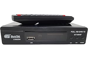 Digital Freeview HD Set Top Box Digibox Plus Recorder - Gumtek GT-004F - Dual Tuner UK TV Box With 7 Day EPG, HDMI Full HD Enabled, Timeshift and Subtitles Service