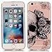 Produktbild Hülle iPhone 6 Plus Hülle, iPhone 6 Plus (5.5 Zoll) Hülle TPU Case Schutzhülle Silikon Case,Niedliche Cartoon Malerei Durchsichtige Rückschale und TPU Bumper Handy Tasche Case Cover Etui für Apple iPhone 6 Plus (5.5 Zoll) + Staubstecker (O12)