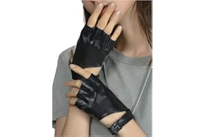 GSG SINCE 1998 GSG Guanti da Donna in Pelle Senza dita Guanti da Guida a Mezze ditaPelle di Pecora Sfoderata W200420