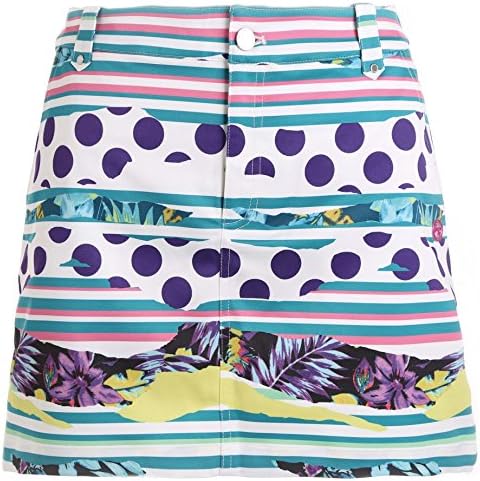 SVG Women's Floral Print Golf Skorts Ladies New Athletic Casual Skirts XS