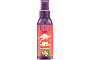 Aussie SOS Heat Defence Spray Termoprotettore 100ml Per Districare E Proteggere Dal Calore Mantenendo I Capelli Idratati Fino A 100 Ore, Formula Vegana